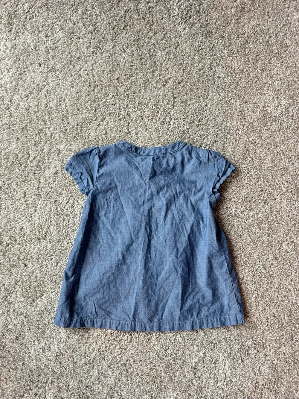 Carter’s Old Navy Girls Top Bundle Size 5T Chambray Shirt Lemon Tank